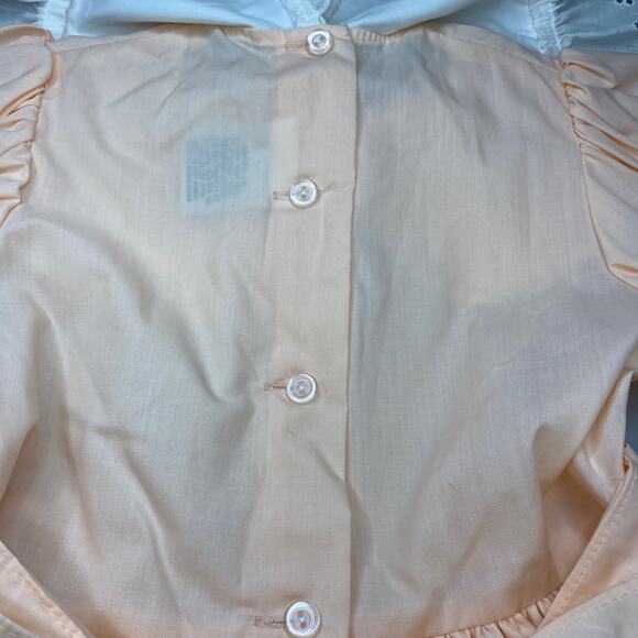 VTG Lilo California Full Circle Dress Girls Sz 5 Pageant Ruffled Tiered Party - Picture 6 of 12